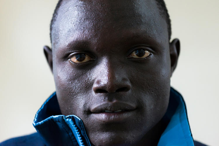 <p>South Sudanese refugee Paulo Amotun Lokoro will compete in the 1,500-meter run.</p>