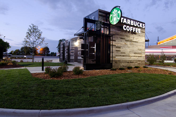 An Experimental New Starbucks Store: Tiny, Portable, And ...