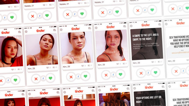 Swipe Right For Sex Trafficking Awareness In This Tinder Campaign Co Create Creativity