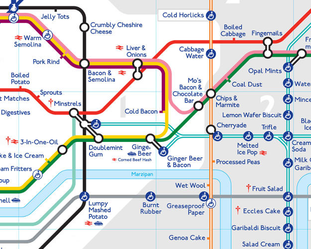 Taste The London Underground With This Synesthesia Subway Map | Co ...